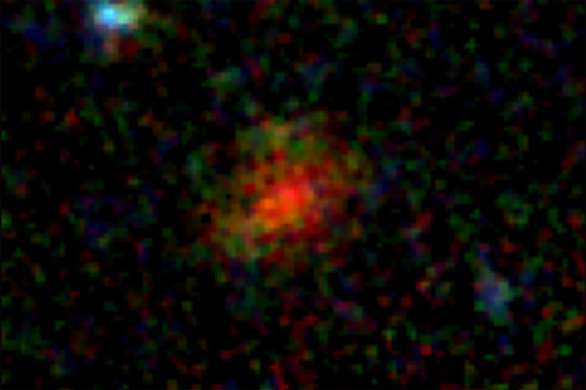 Webb finding a dusty star-forming galaxy in the early universe