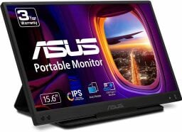an asus portable monitor on a white background