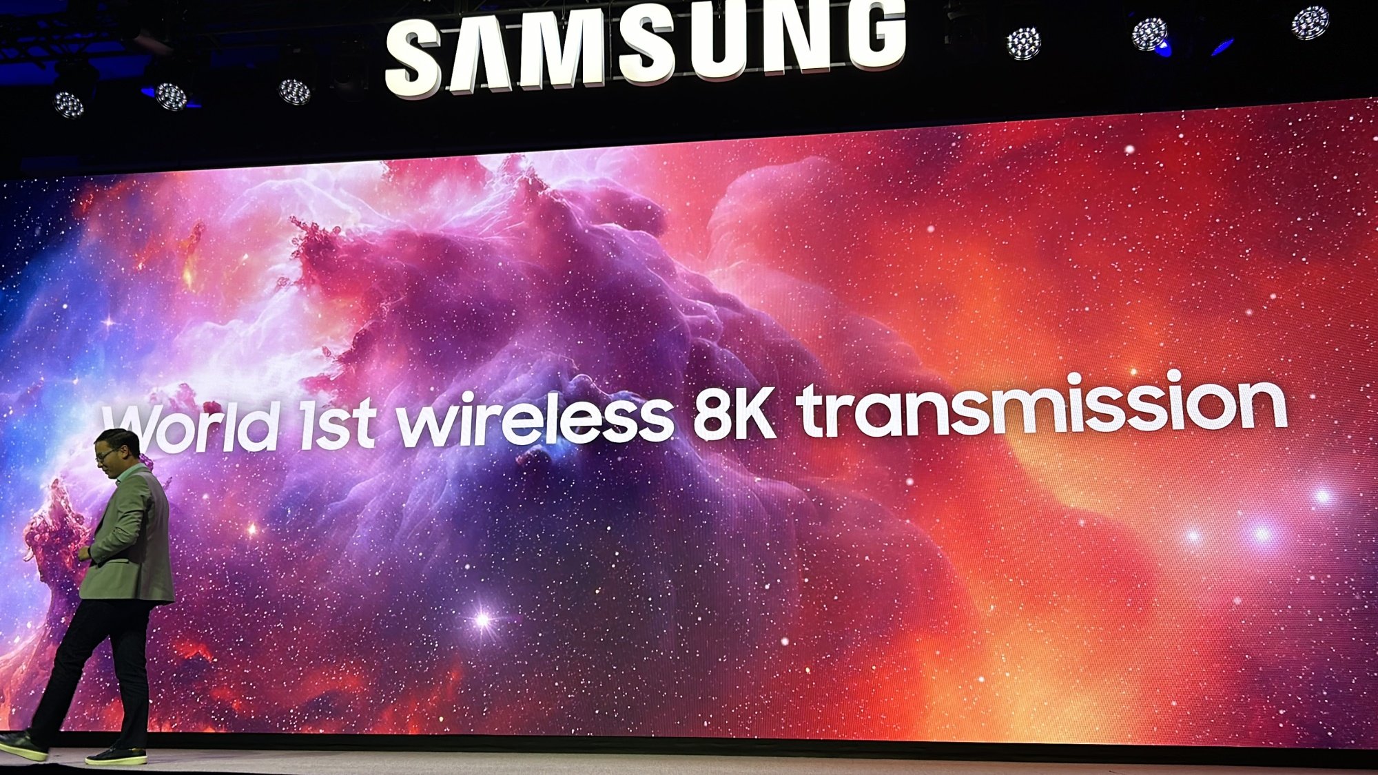 8K projector at Samsung Press Release