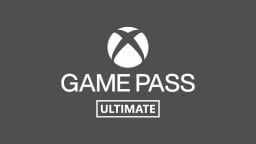 xbox game pass ultimate logo on gray background