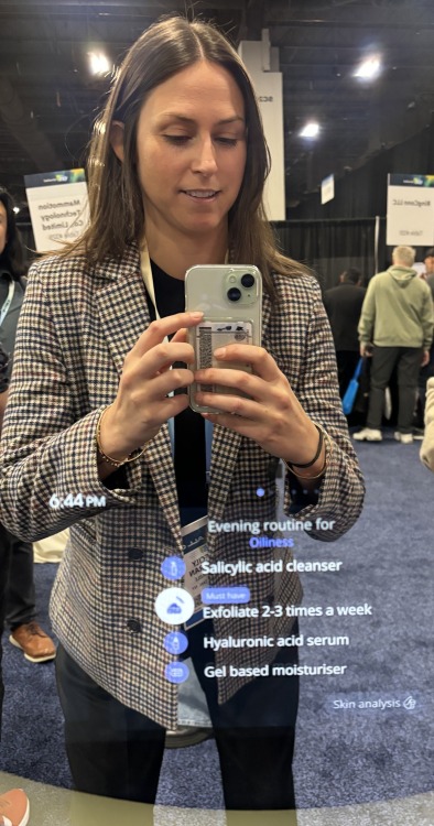 Smart mirror at CES 2024