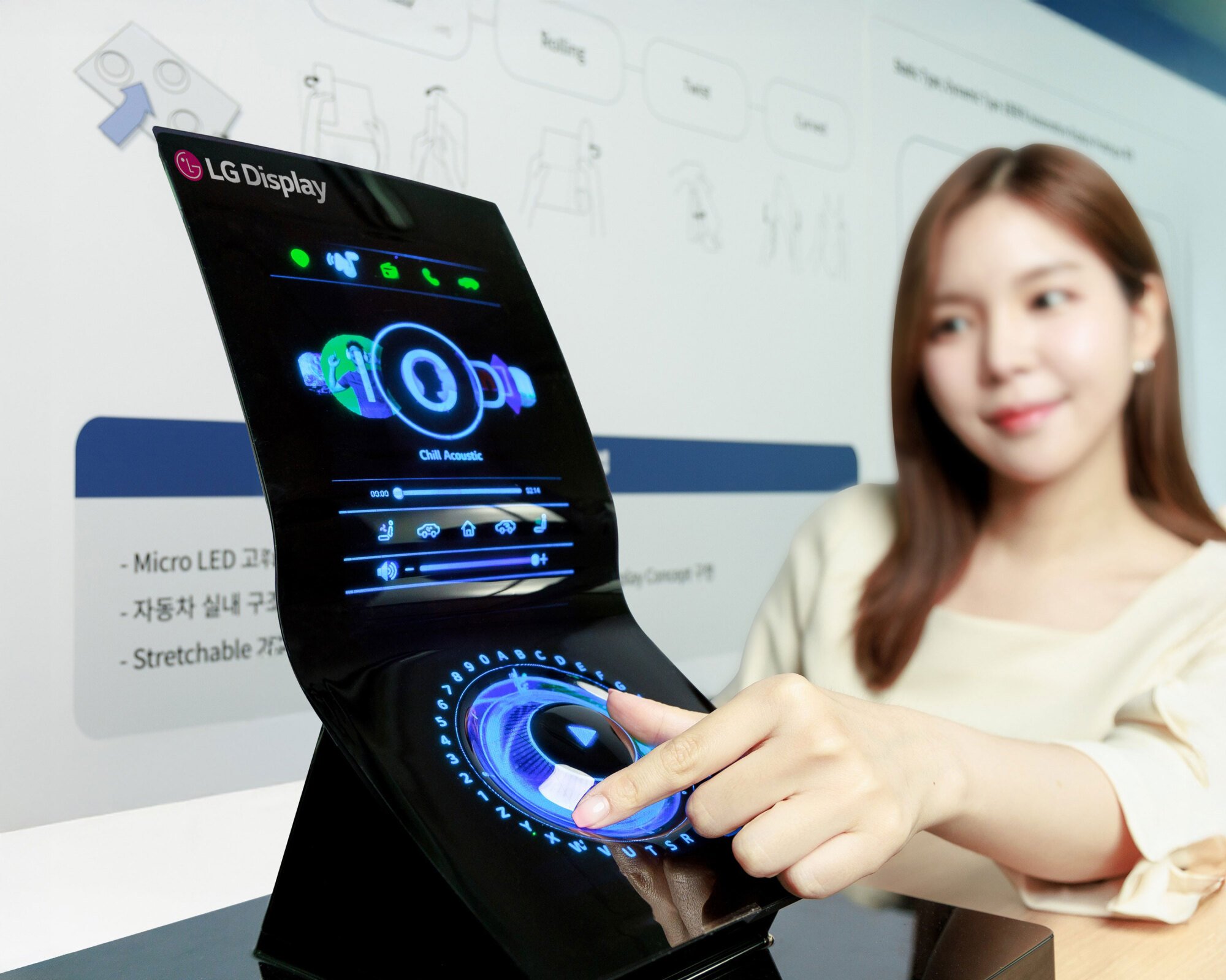 LG stretchable display